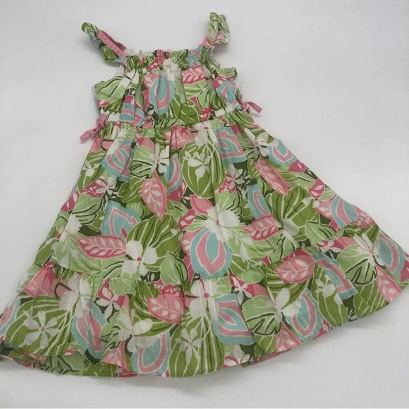 2 Piece Janie & Jack Hawaiian Dress Set 12-18M - Picture 3 of 7